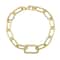 6 Pack: 14K Gold Plated Paperclip Bracelet by Bead Landing™